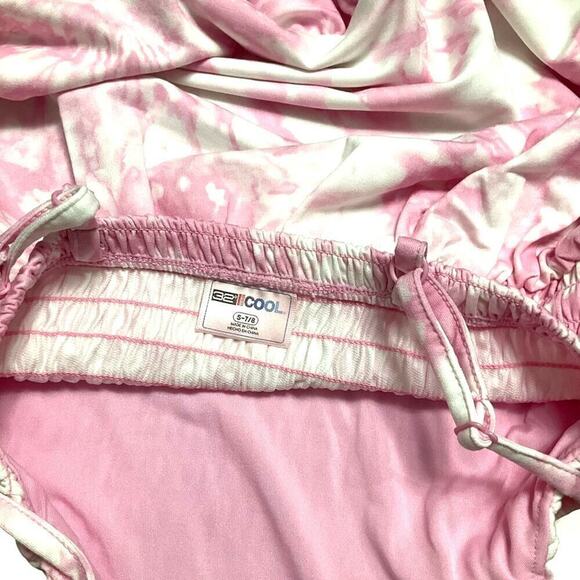 32 Degrees Girls Dress Maxi Lined Top Tye Dye Pink White Size Small NWT - Picture 4 of 5